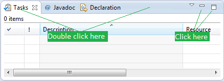 Access to the minimize and maximize operations